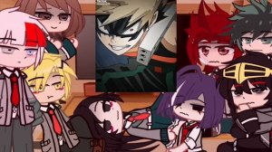 // MHA/ BNHA react to togabaku siblings and bakugo + toga angst // no ships // MY AU // Part 2!!