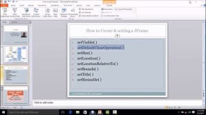 Java Swing Bangla Tutorial 8 : Creating and setting up JFrame (Part - 1)