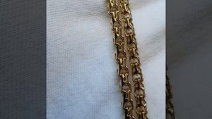 Золотая цепочка круглый Бисмарк