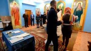 Обряд Крещения в Николаевском храме