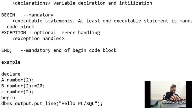 Introduction to PLSQL | Oracle PLSQL