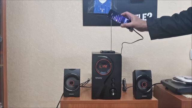 Колонки 2.1 Ginzzu GM-406 / Распаковка / Обзор смотреть онлайн