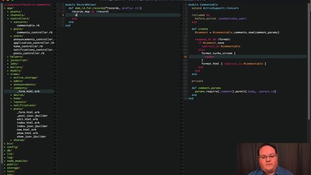 Realtime Nested Comments in Rails with Hotwire & Turbo.js - Part 1 смотреть онлайн
