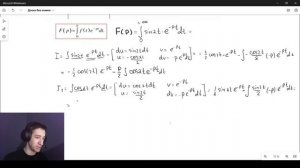 Нахождение изображения через определение преобразования Лапласа