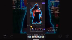 Первое видео, тутор как делать бесплатную обводку в VivaCut 💗