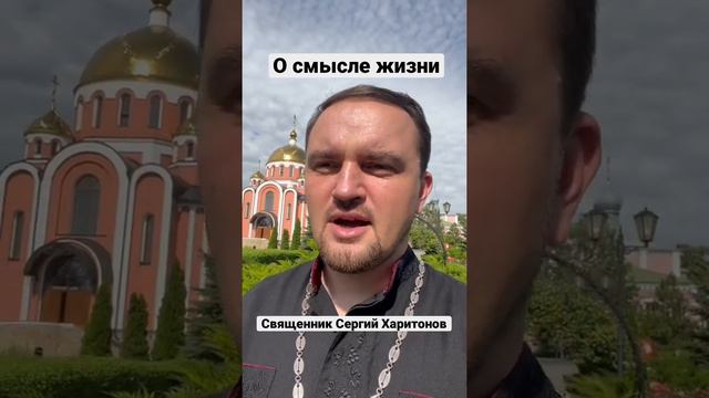 О смысле жизни #батюшка #священник #поп #православие #церковь #рпц #храм #икона #вера #Бог