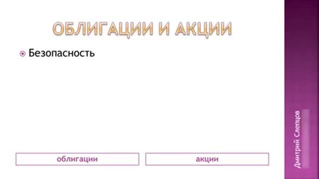 Виды ценных бумаг облигации и акции