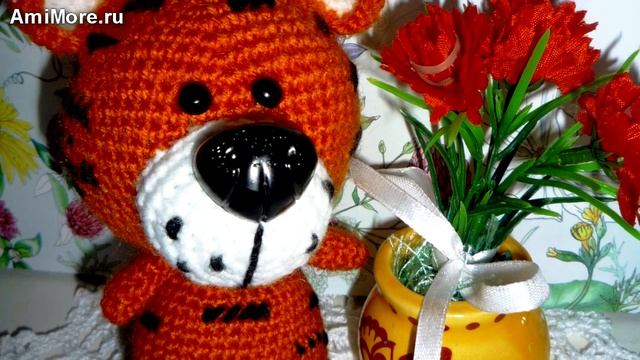 Амигуруми: схема Тигрёнок Тим. Игрушки вязаные крючком - Free crochet patterns. смотреть онлайн