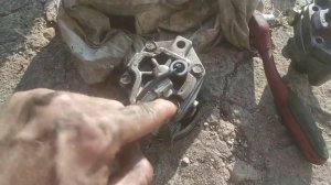 Снятие шкива гидроусилителя руля Subaru Impreza GE3