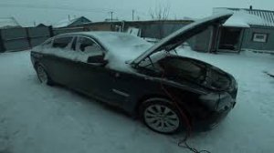 Отогрев, запуск... BMW. NO COMMENT...