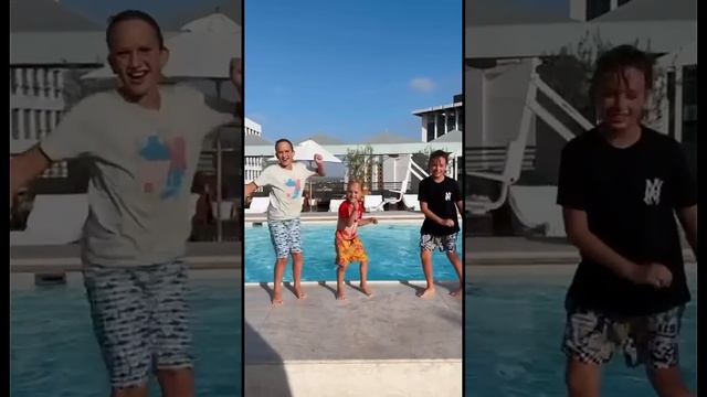 Влад и Ники - Летняя радость и веселье в бассейне! смотреть онлайн