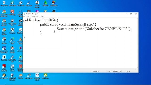Cara Membuat dan Menjalankan Java Hanya Menggunakan Notepad MUDAH !!! смотреть онлайн