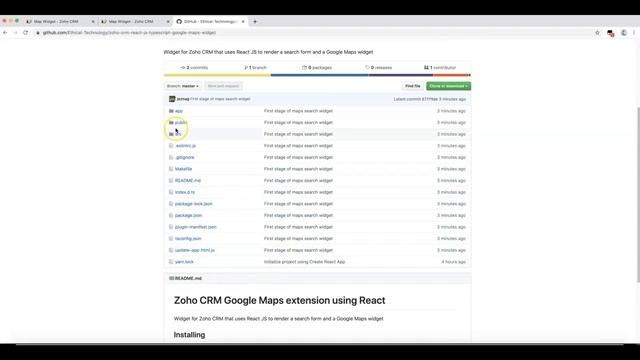 Zoho CRM map widget built using React/Typescript смотреть онлайн
