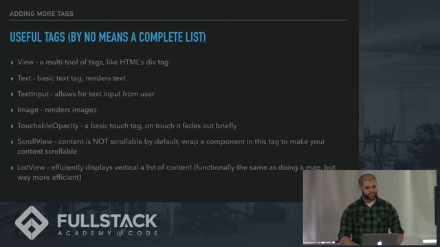 Building Mobile Apps with React Native Tutorial: An Intermediate Overview of React.js смотреть онлайн