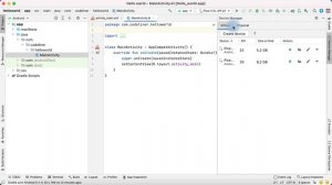 Как в Android Studio запустить первое приложение Hello World