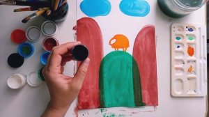 Рисунок овечка. Гуашь. Рисунок гуашью. Рисование для детей.mp4