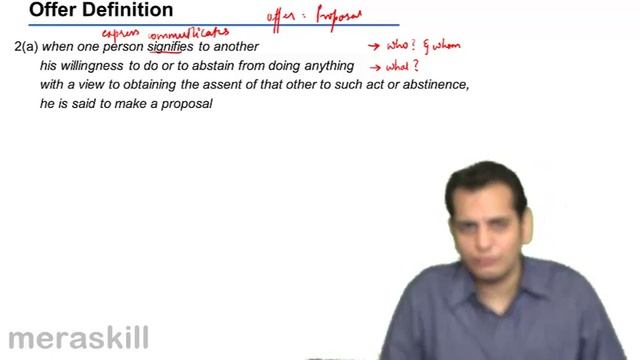 What is Offer? | Nature of Contract | Offer | CA CPT | CS & CMA Foundation смотреть онлайн