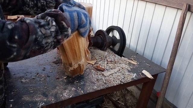 Винтовой дровокол +своими руками / wood cutting machine homemade смотреть онлайн