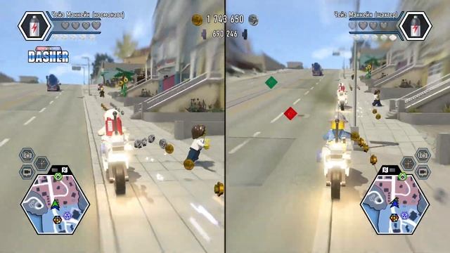 LEGO® CITY Погоня на одном экране смотреть онлайн