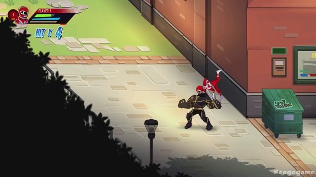 Mighty Morphin Power Rangers: Mega Battle Gameplay Walkthrough Part 1 смотреть онлайн