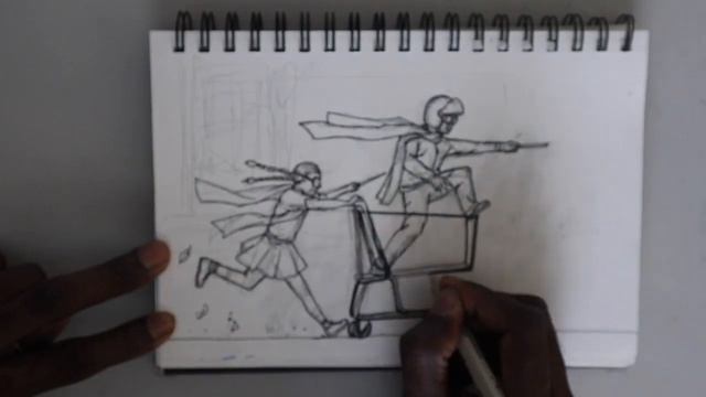 100 days of sketching Challenge. Day 5 "FOOD CART" смотреть онлайн