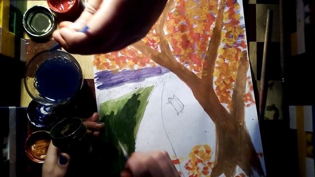 Рисуем осень. 2 часть смотреть онлайн