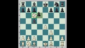 Шотландская партия за белых. Вариант 4...Сс5 К:с6