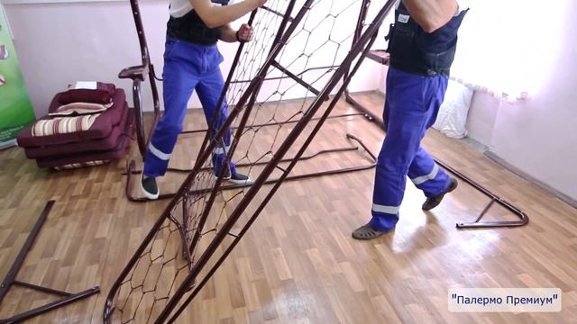 Видеоинструкция по сборке качелей садовых "Палермо Премиум" производства Ольса