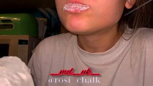 📹 ASMR/МЕЛ/ВОЛОКОНОВКА (мокрый) → #Rosi_chalk