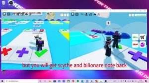 How to get Bilionare Note  and scythe Limited item in pop it trading