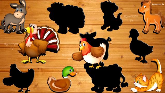 ❤【Обучающее и веселое видео для малышей】Farm Animals🐓🐖🐎🐑🐄🦓🦆🦃🐈🐕 смотреть онлайн