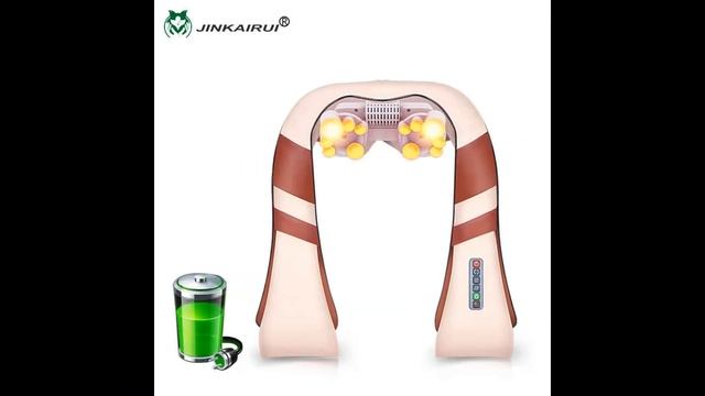 Массажер JinKaiRui/для тела, шеи, спины, ног, плечи. Можно использовать в машине, дома, офисе