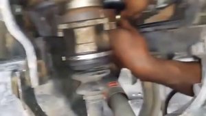 How to install Nissan Navara(D22)Frontier Starter motor. Part 3/3