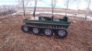 Испытание вездехода - БОРУС 8.