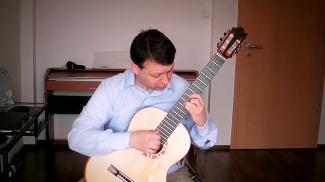 Francisco Tárrega - Mazurka en Sol (Daniele Lazzari, guitar) @ 432Hz смотреть онлайн