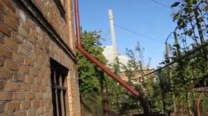 Монтаж окрашенной, оцинкованной водосточной системы на односкатной, плоской крыше. Часть 2