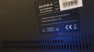8 Дело Ганса SUPRA STV LC40ST900FL Внешний обзор телевизора