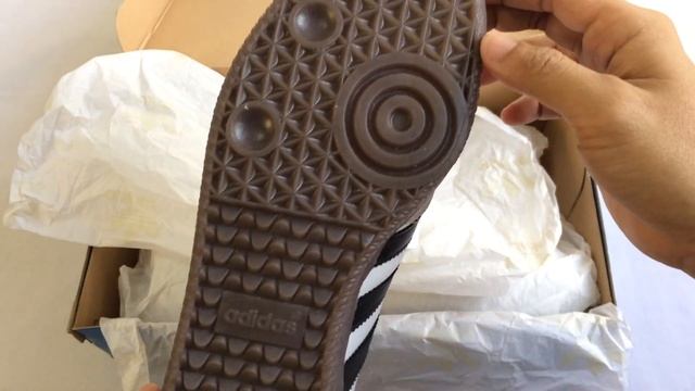 Unboxing Adidas Samba OG White Black 2017 Indonesia смотреть онлайн