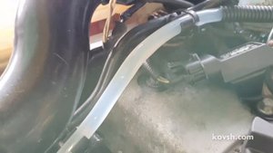 Простой способ проверить завоздушивается ли дизель, Ford Transit Connect I 1.8D