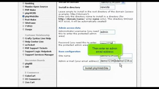 WHB Presents: Installing phpWebsite from Fantastico смотреть онлайн
