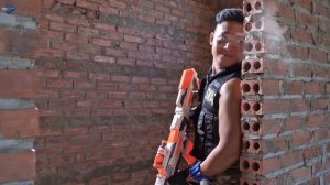 Nerf Guns War : Men S.W.A.T Of SEAL TEAM Special Use Nerf Gun Fight One Eye Boss Of Criminal Group