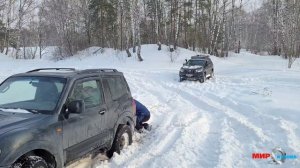 Pajero 3 коротыш vs prado 150 подготовленный против Тойота 80 и Паджеро 4 по снежным горкам