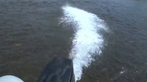 Фрегат 430 Light Jet и М 40 с водометной насадкой   тесты на мелководность сплавом