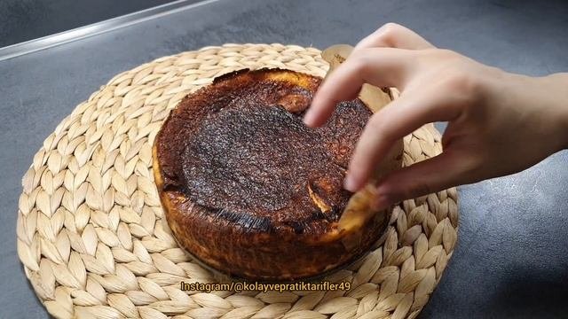 Airfryer Da San Sebastian Cheesecake Tarifi✅️Airfryer Tarifleri?Philips Airfryer‼️Cheesecake Tarifi