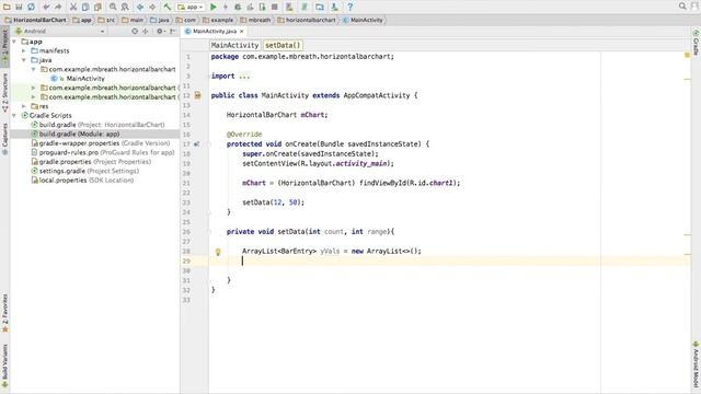 MPAndroidChart Tutorial Better Than Android GraphView 11- Horizontal Bar Chart смотреть онлайн