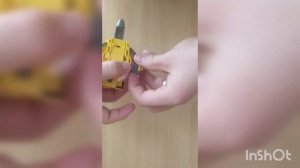 Разбор робота трансформера-цифры. Цыфра 4