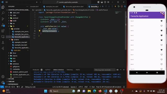 Part 3 | Building a Favorite App with setState vs. Provider | Provider State management Course