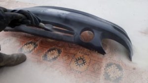 Пескоструйная очистка бампера