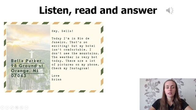 АНГЛИЙСКИЙ С НУЛЯ – УРОК 25 - как погодка? пишем письмо, описываем места и объекты смотреть онлайн