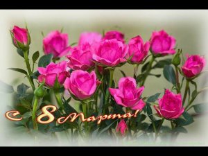 С праздником, любимая..